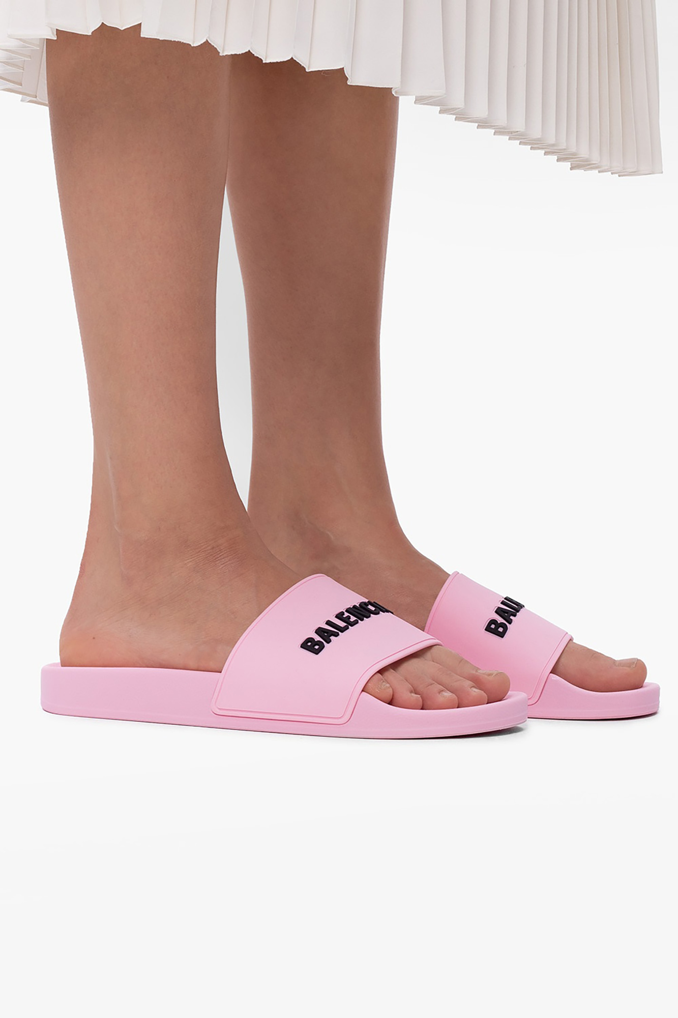 Pink on sale balenciaga slides